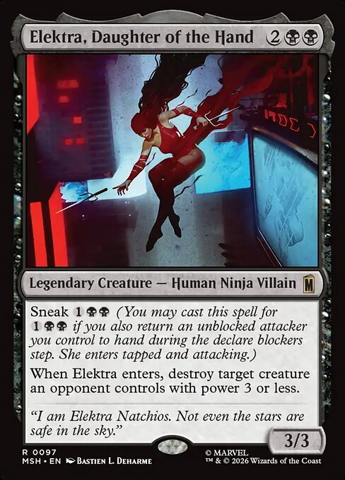 Elektra, Daughter of the Hand (MSH) — Foil