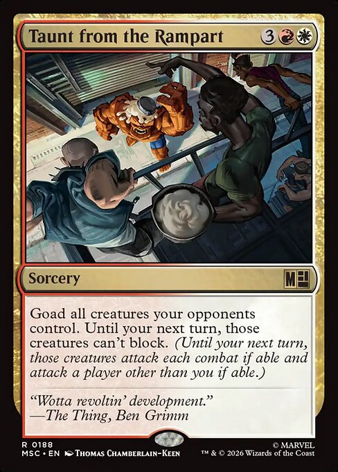 Taunt from the Rampart (MSC) — Nonfoil