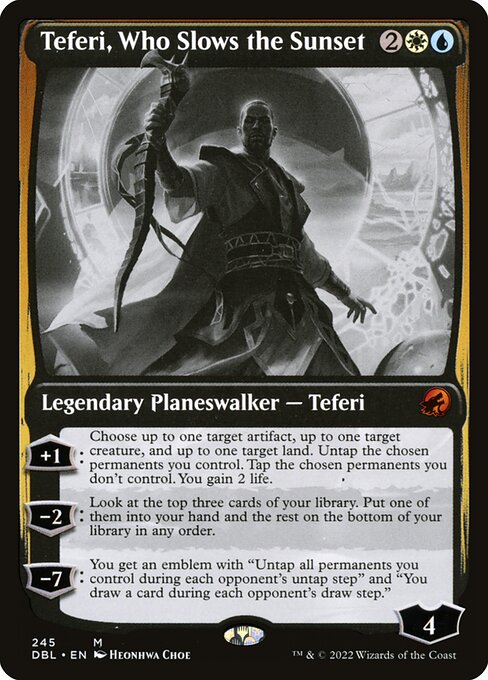 Teferi, Who Slows the Sunset (DBL) — Nonfoil