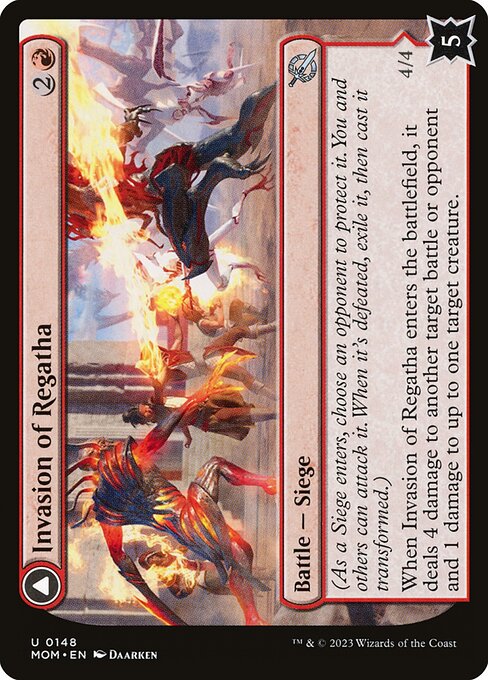 Invasion of Regatha // Disciples of the Inferno (MOM) — Nonfoil