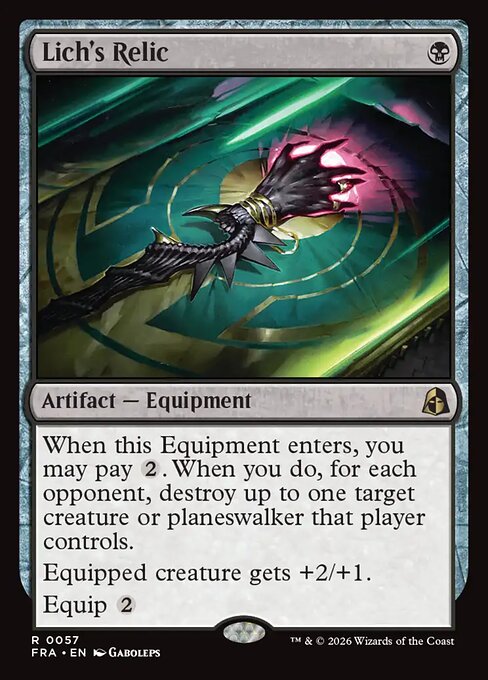 Lich's Relic (FRA) — Nonfoil