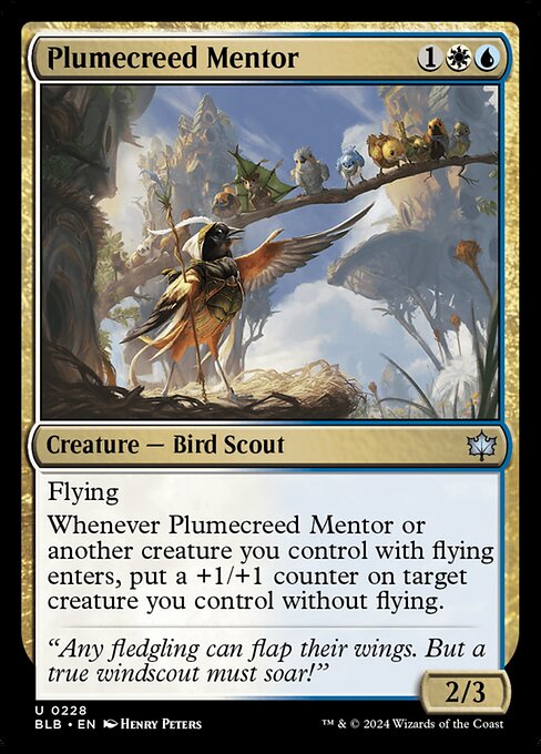 Plumecreed Mentor (BLB) — Nonfoil