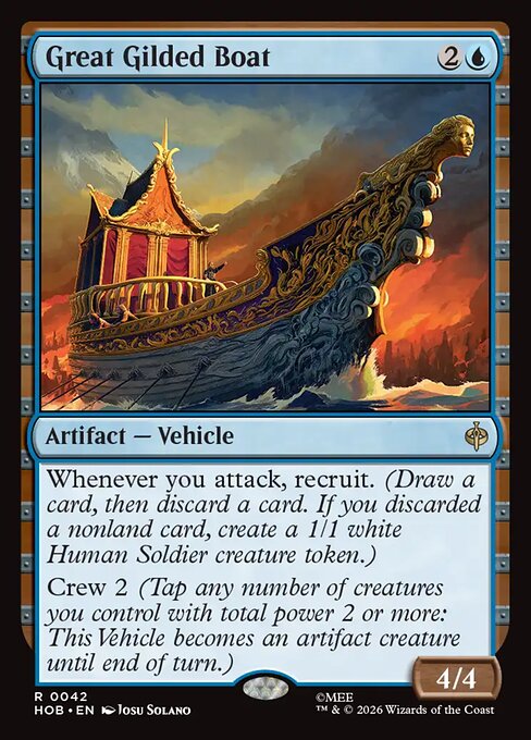 Great Gilded Boat (HOB) — Foil