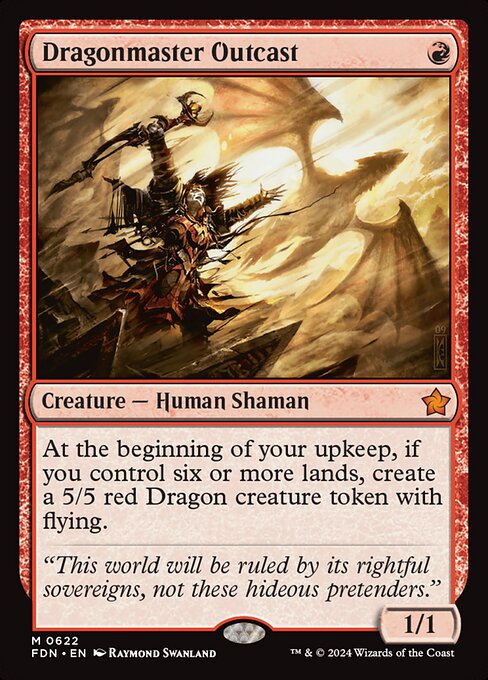 Dragonmaster Outcast (FDN) — Nonfoil