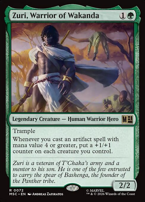 Zuri, Warrior of Wakanda (MSC) — Nonfoil