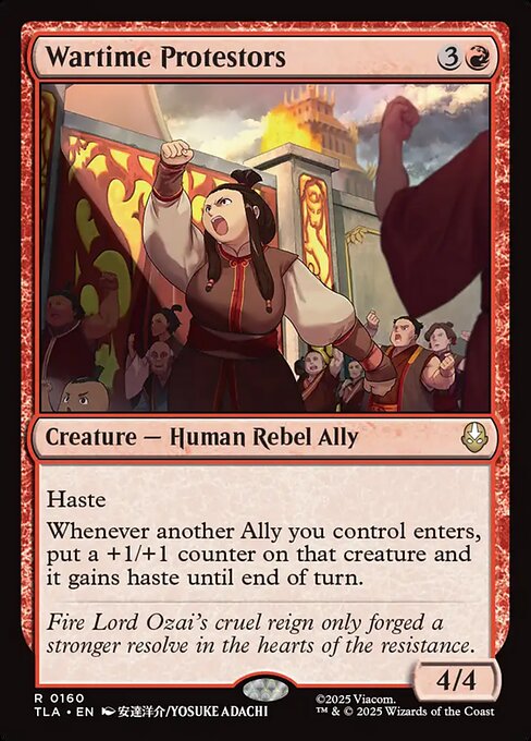 Wartime Protestors (TLA) — Foil
