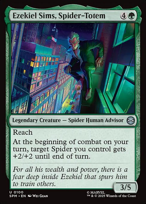 Ezekiel Sims, Spider-Totem (SPM) — Nonfoil