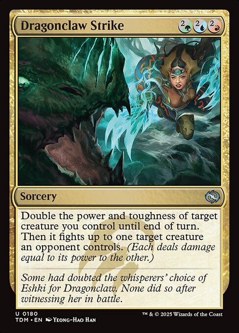 Dragonclaw Strike (TDM) — Nonfoil