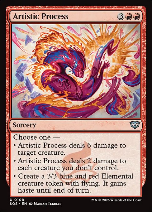 Artistic Process (SOS) — Nonfoil