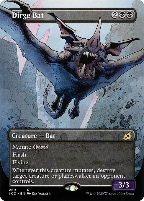 Dirge Bat (IKO) — Nonfoil