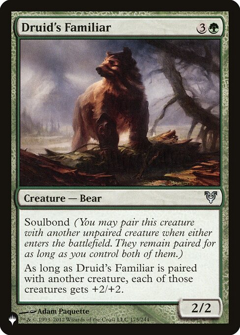 Druid's Familiar (PLST) — Nonfoil