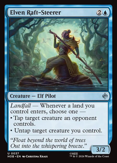 Elven Raft-Steerer (HOB) — Nonfoil