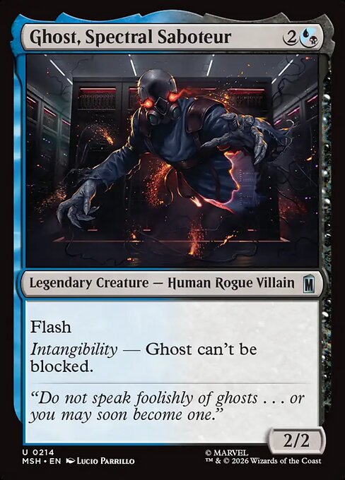 Ghost, Spectral Saboteur (MSH) — Nonfoil
