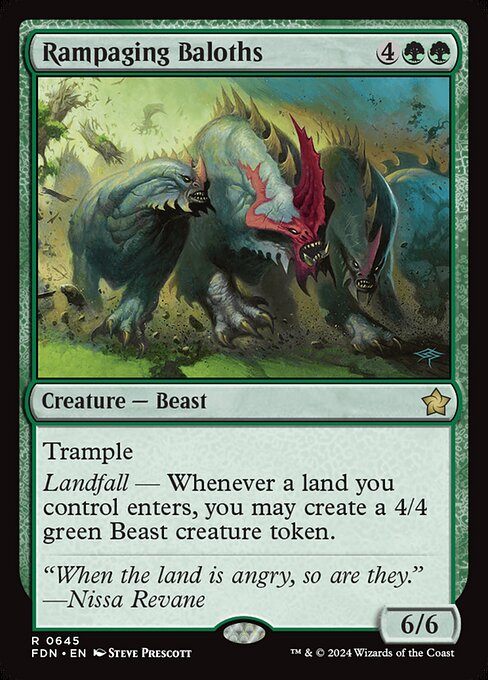 Rampaging Baloths (FDN) — Nonfoil