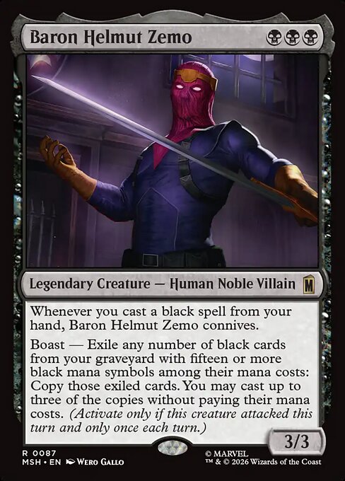 Baron Helmut Zemo (MSH) — Nonfoil