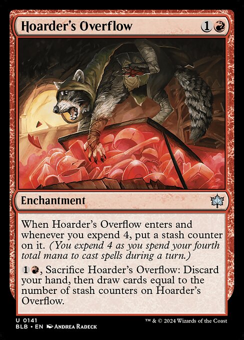 Hoarder's Overflow (BLB) — Nonfoil