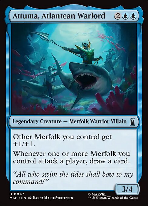 Attuma, Atlantean Warlord (MSH) — Nonfoil