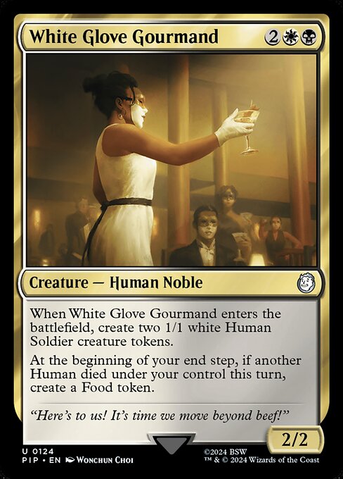 White Glove Gourmand (PIP) — Nonfoil