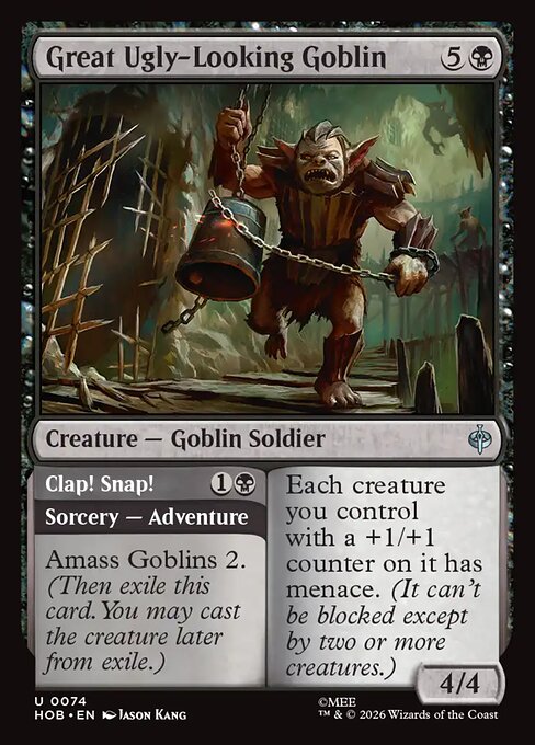 Great Ugly-Looking Goblin // Clap! Snap! (HOB) — Foil