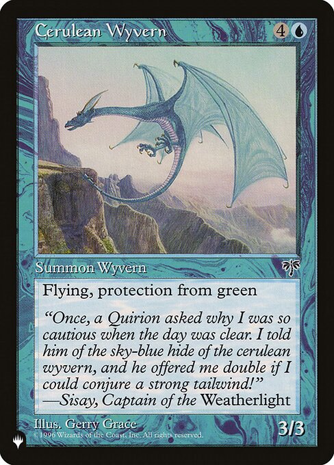 Cerulean Wyvern (PLST) — Nonfoil