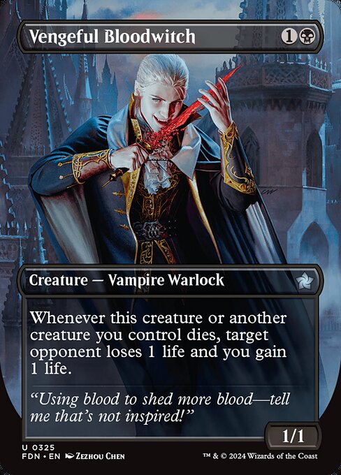 Vengeful Bloodwitch (FDN) — Nonfoil