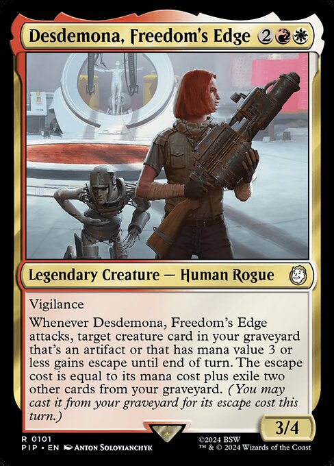 Desdemona, Freedom's Edge (PIP) — Nonfoil