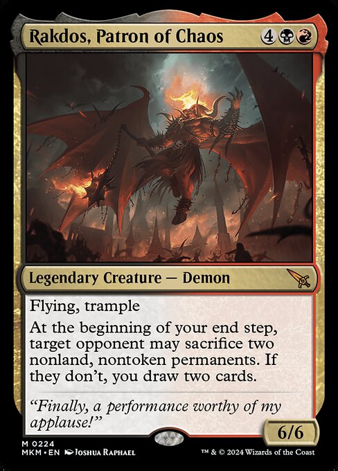 Rakdos, Patron of Chaos (MKM) — Nonfoil