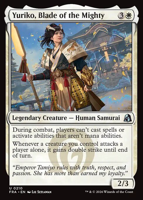 Yuriko, Blade of the Mighty (FRA) — Foil