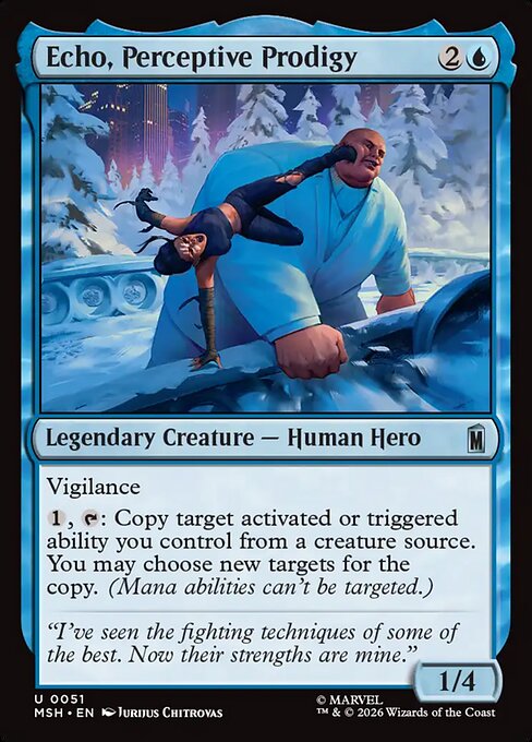 Echo, Perceptive Prodigy (MSH) — Foil
