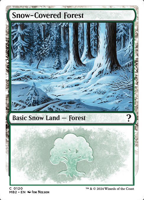 Snow-Covered Forest (MB2) — Nonfoil
