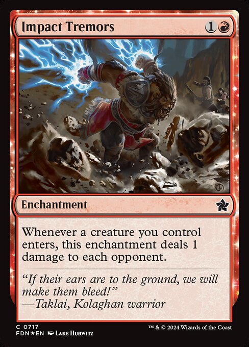 Impact Tremors (FDN) — Foil