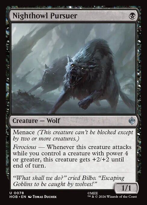Nighthowl Pursuer (HOB) — Nonfoil