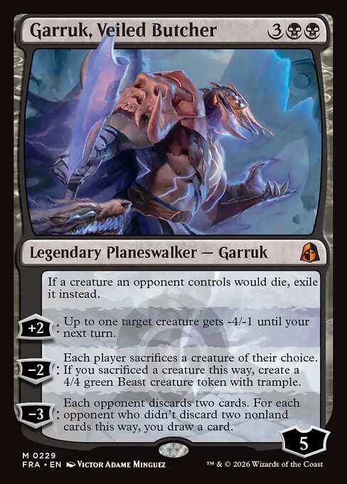 Garruk, Veiled Butcher (FRA) — Nonfoil