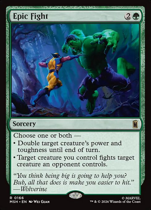 Epic Fight (MSH) — Nonfoil