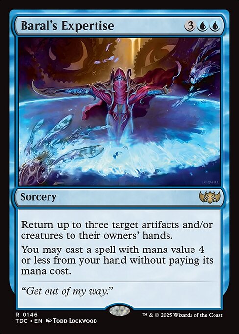 Baral's Expertise (TDC) — Nonfoil