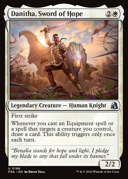 Danitha, Sword of Hope (FRA) — Nonfoil