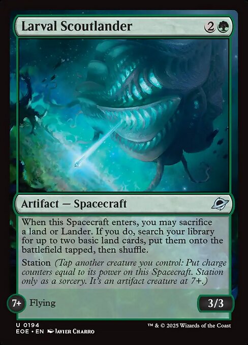 Larval Scoutlander (EOE) — Nonfoil