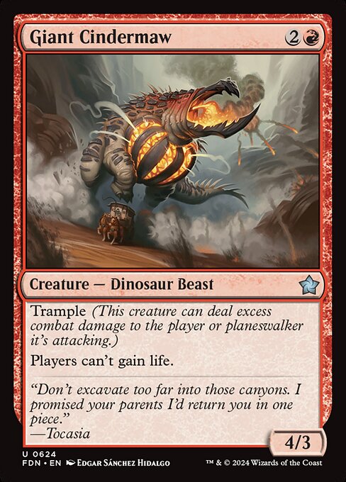 Giant Cindermaw (FDN) — Nonfoil