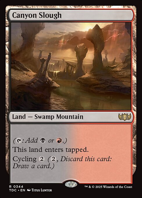 Canyon Slough (TDC) — Nonfoil