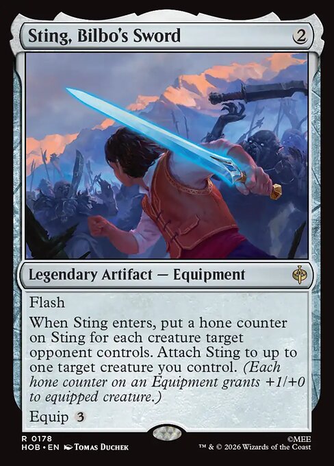Sting, Bilbo's Sword (HOB) — Foil