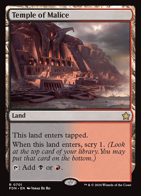 Temple of Malice (FDN) — Nonfoil