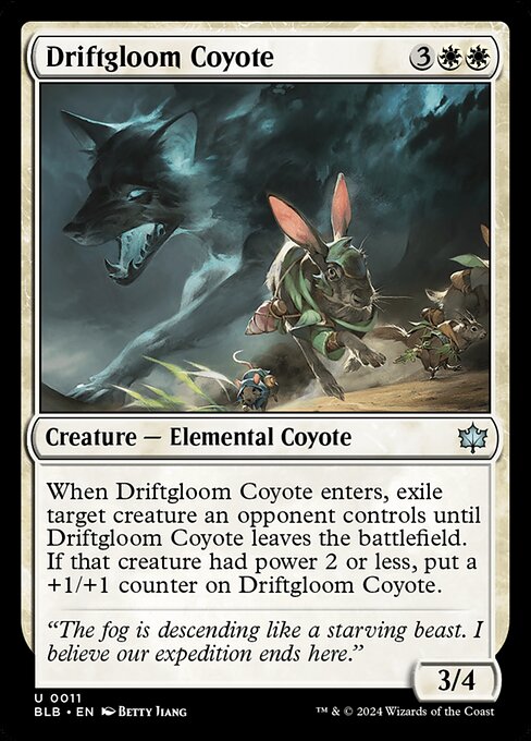 Driftgloom Coyote (BLB) — Nonfoil