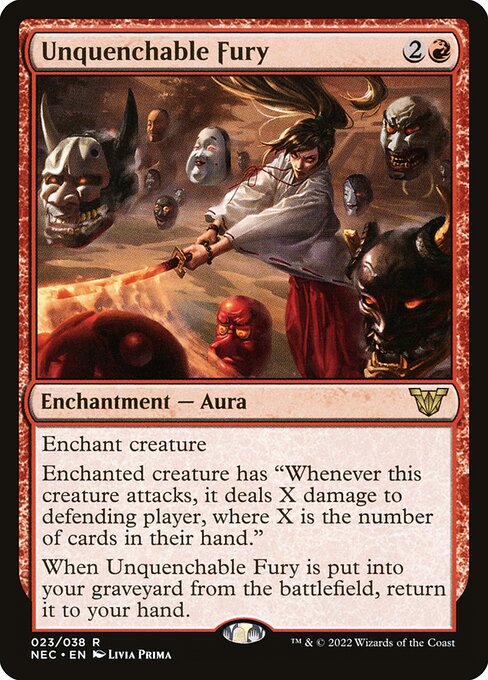 Unquenchable Fury (NEC) — Nonfoil