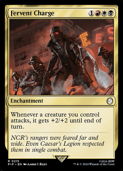 Fervent Charge (PIP) — Nonfoil