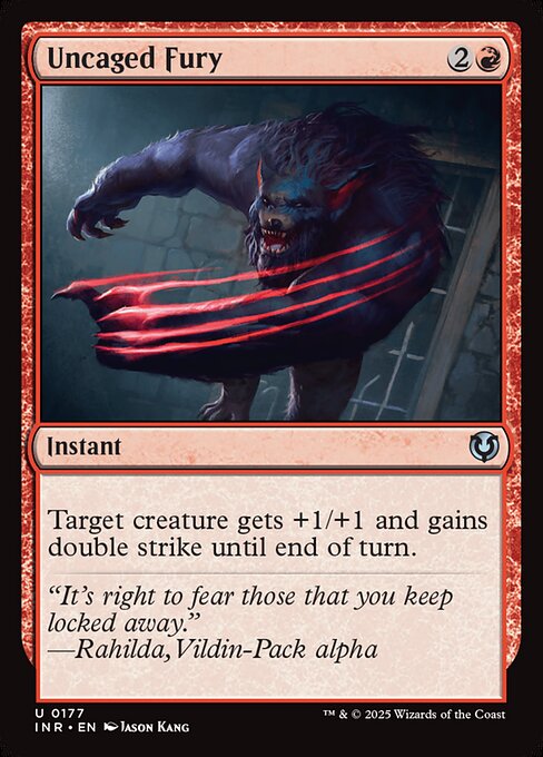 Uncaged Fury (INR) — Nonfoil
