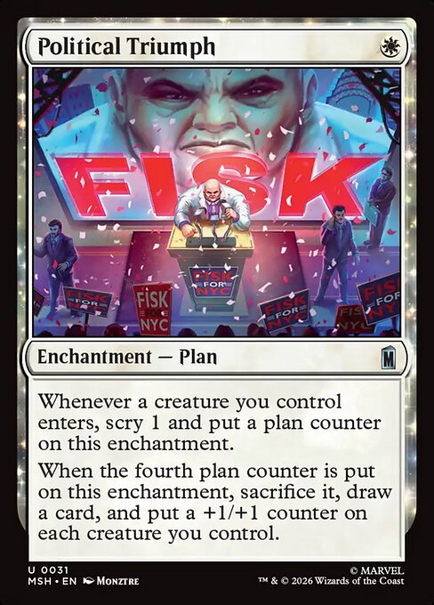 Political Triumph (MSH) — Nonfoil