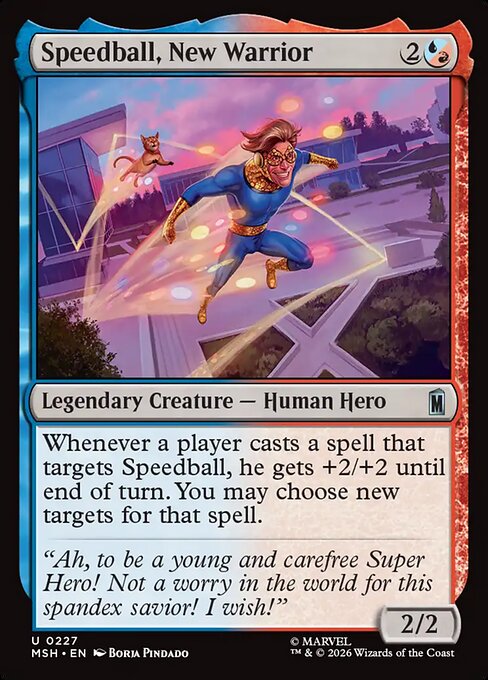 Speedball, New Warrior (MSH) — Nonfoil