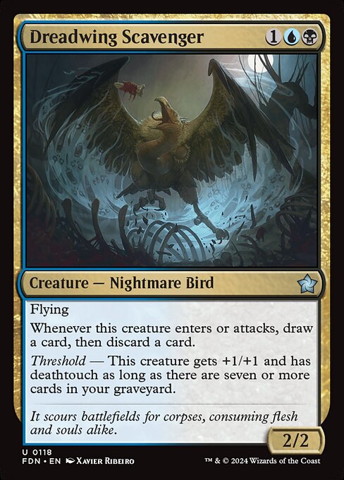 Dreadwing Scavenger (FDN) — Nonfoil