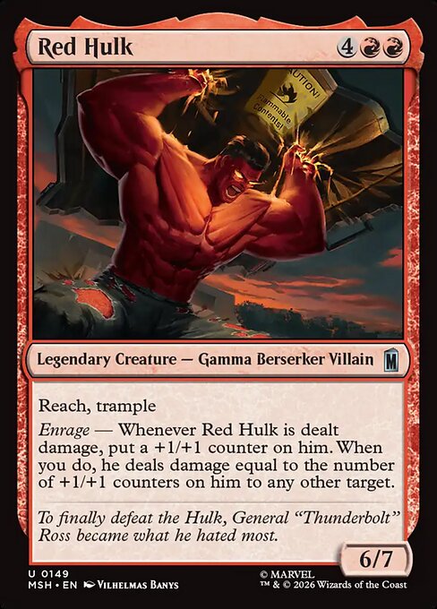 Red Hulk (MSH) — Nonfoil