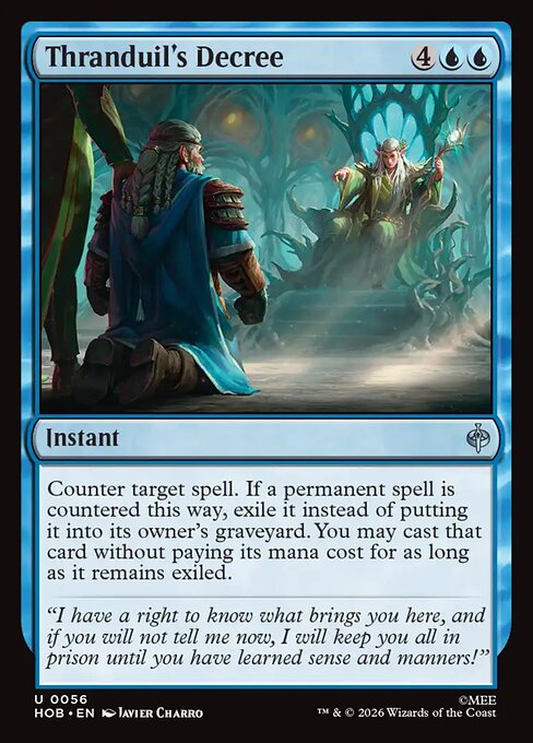 Thranduil's Decree (HOB) — Foil